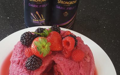 A sumptuous Strongbow Dark Fruit summer pudding!