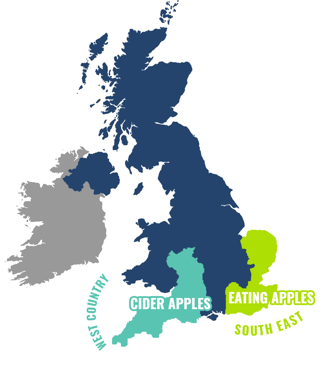 UK Cider Apples Map