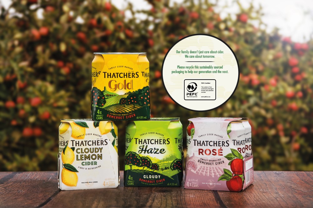 THATCHERS SAVED 20 MILLION PLASTIC RINGS IN JUST ONE YEAR