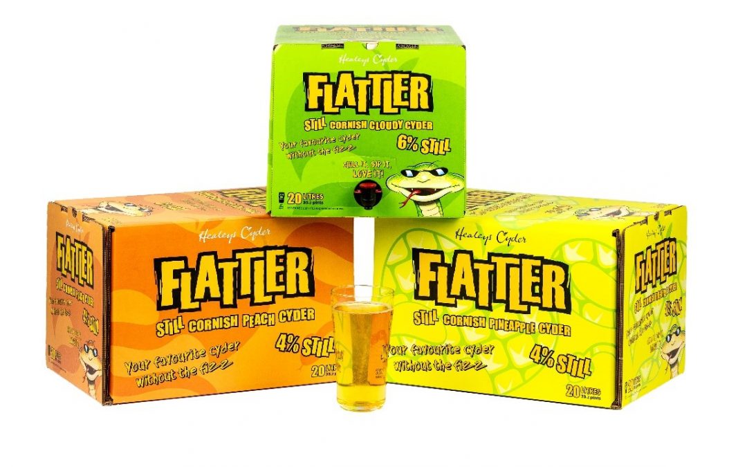 Bag-in-Box® Envelope Solution for  Healeys Cyder New Flattler Still Cider Range