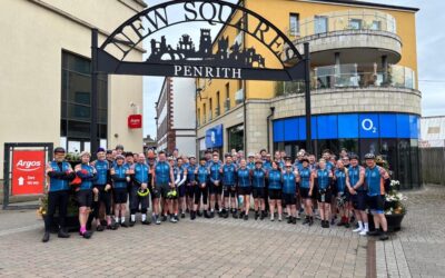CYCLISTS SET OFF FOR ANNUAL CHARITY BIKE RIDE, PEDALLING TO PUBS, AS FUNDRAISING HITS £85K